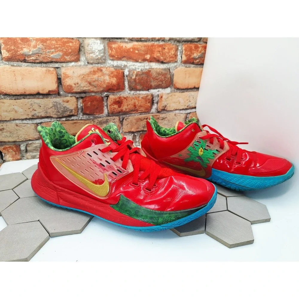 SpongeBob SquarePants x Nike Kyrie 2 Low Mr. Krabs cj6953-600 Mens 14